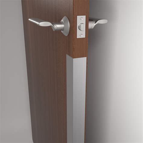 metal guard for house door|exterior door edge guards.